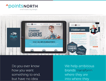 Tablet Screenshot of pointsnorthstudio.com